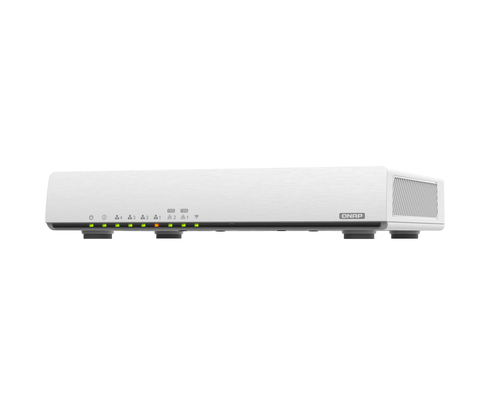 QNAP QHora-301W. Tipo de conexão WAN: RJ-45. Banda wi-fi: Dual-band (2,4 GHz / 5 GHz), Padrão Wi-Fi máximo: Wi-Fi 6 (802.1