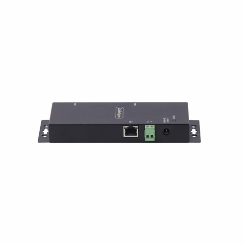 StarTech.com 2-Port Serial to Ethernet Adapter, IP Serial Device Server For Remote RS232 Devices, Wall/DIN Rail Mount, LAN