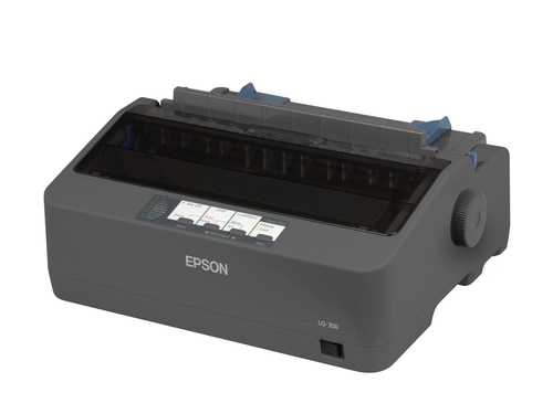 Stampante Ad Aghi Epson LQ-350 - Monocromatico - 24-pin - Energy Star - 80 Colonna - 347 cps Mono - USB - Parallelo - Seri