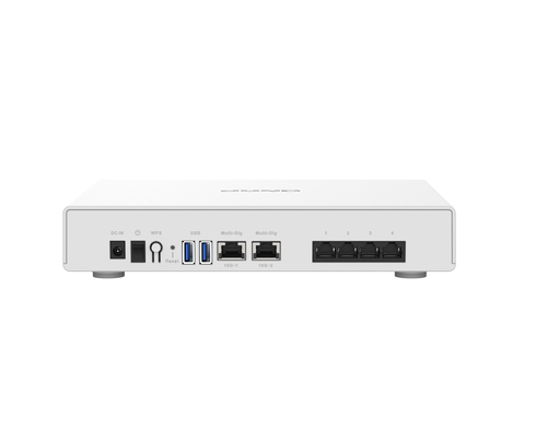 QNAP QHora-301W. Tipo de conexão WAN: RJ-45. Banda wi-fi: Dual-band (2,4 GHz / 5 GHz), Padrão Wi-Fi máximo: Wi-Fi 6 (802.1