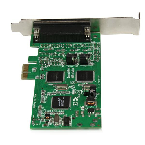 StarTech.com Multiport Serial Adapter - TAA Compliant - PCI Express x1 - 4 x DB-9 RS-232/422/485 - Serial, Via Cable - 3.5
