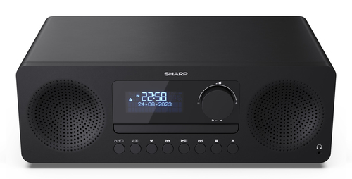 Sharp XL-B720D(BK). Typ: Heim-Audio-Mikrosystem, Produktfarbe: Schwarz, Anzahl an optischen Scheiben: 1 Disks. RMS eingest