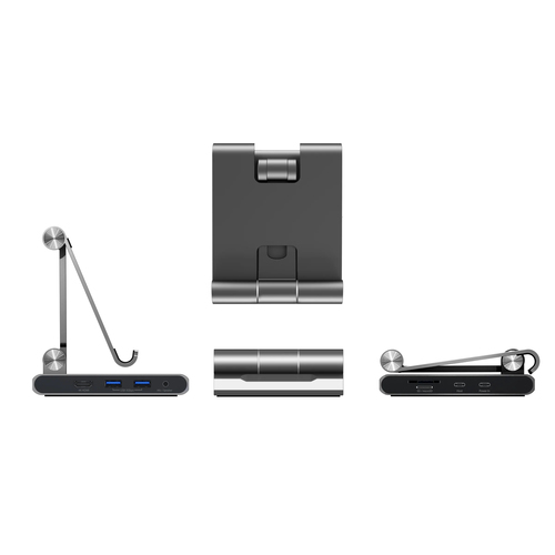 j5create JTS224-N Height Adjustable Tablet PC Stand - 27.9 cm (11") to 32.8 cm (12.9") Screen Support - 1.50 kg Load Capac