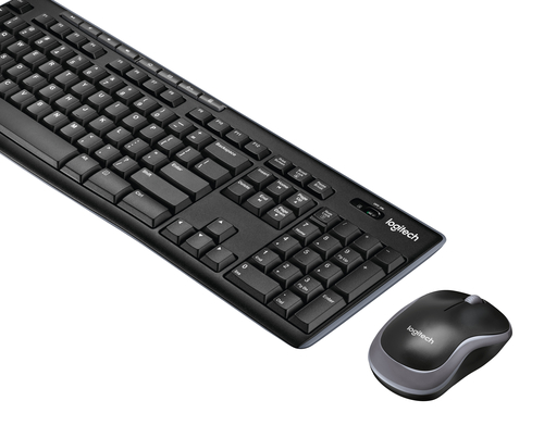 Logitech Wireless Combo MK270 Teclado e rato - Espanhol - USB Sem fios RF 2.40 GHz Teclado - USB Sem fios RF Rato - Roda d
