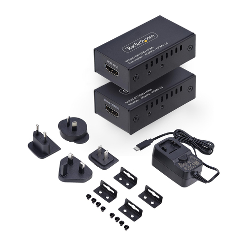 StarTech.com 4K50IC-EXTEND-HDMI. Typ: AV-Sender & -Empfänger, Maximale Auflösung: 3840 x 2160 Pixel, unterstütze Kabeltype