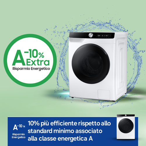 Samsung WD11DG6B85BK. Tipo di carica: Caricamento frontale, Posizionamento dell'apparecchio: Libera installazione, Colore 