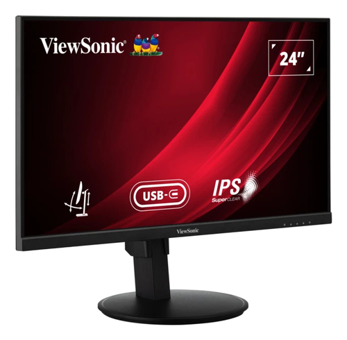 ViewSonic VG2409-MHDU-2 24 Zoll Klasse Full HD LED-Monitor - 16:9 Format - Schwarz - 60,5 cm (23,8 Zoll) Viewable - SuperC