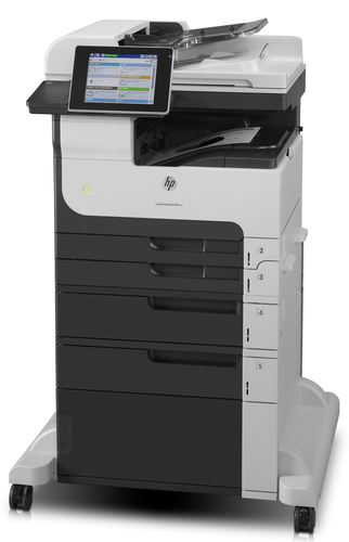HP LaserJet Enterprise MFP M725f. Print technology: Laser, Printing: Mono printing, Maximum resolution: 1200 x 1200 DPI. C