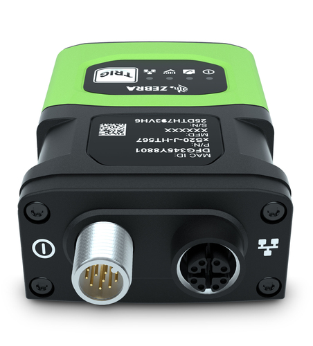Zebra FS20 Rugged Industrial Fixed Mount Barcode Scanner - Cable Connectivity - Industrial Green - 609.60 mm Scan Distance