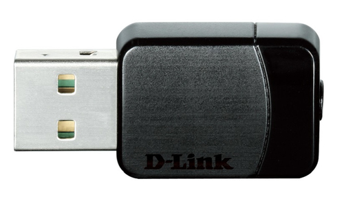 D-Link DWA-171 Wi-Fi Adapter für Desktop-Computer/Notebook - IEEE 802.11ac - USB - 433 Mbit/s - 2,40 GHz ISM - 5 GHz UNIIE