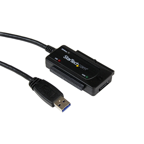 StarTech.com USB 3.1 (10 Gbps) Adapter Cable for 2.5in and 3.5in SATA SSD/HDD Drives - Supports SATA III - Tool-free Cable