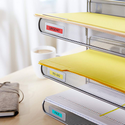 Mehrzwecketikett Dymo S0720790 - 6 mm Breite x 7 m Länge - Schwarz, Gelb