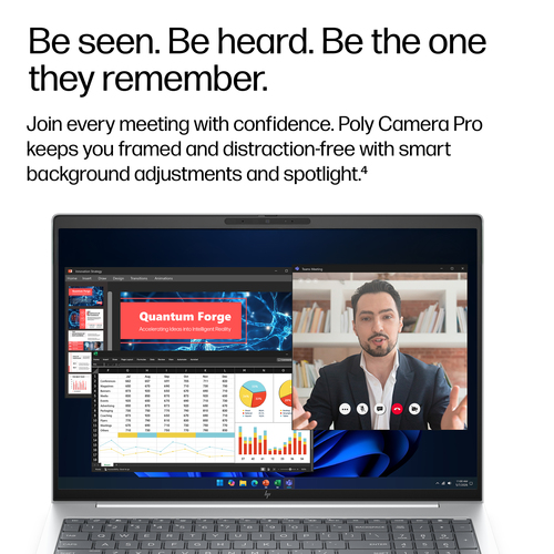 HP EliteBook 8 G2i Next Gen AI PC. Product type: Laptop, Form factor: Clamshell. Processor family: Intel Core Ultra 7, Pro