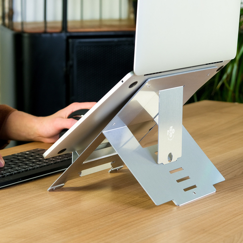 R-Go Altura ajustável Sustentação do Notebook - 25,4 cm (10") para 55,9 cm (22") Suporte de ecrã - 5 kg Capacidade de carg