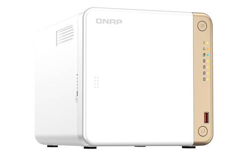 QNAP Turbo NAS TS-462-4G 4 x Total Bays SAN/NAS Storage System - 4 GB Flash Memory Capacity Celeron N4505 Dual-core (2 Cor