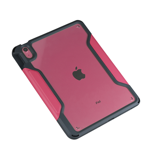 DEQSTER Robust Tasche (Folie) für 27,7 cm (10,9 Zoll) Apple iPad (10. Generation) Tablet - Rosa - Stoßfest - 18 mm Höhe x 
