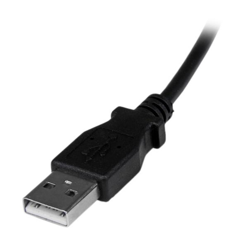 StarTech.com 2m Micro USB Cable Cord - A to Down Angle Micro B - Down Angled Micro USB Cable - 1x USB A (M), 1x USB Micro 