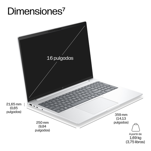 HP EliteBook 8 G2i 16 inch Notebook Next Gen AI PC Wolf Pro Security Edition. Product type: Laptop, Form factor: Clamshell