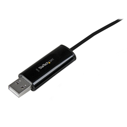 StarTech.com 2 Port USB Keyboard Mouse Switch Cable w/ File Transfer for PC and MacÂ® - USB File Transfer Cable - Dual Por