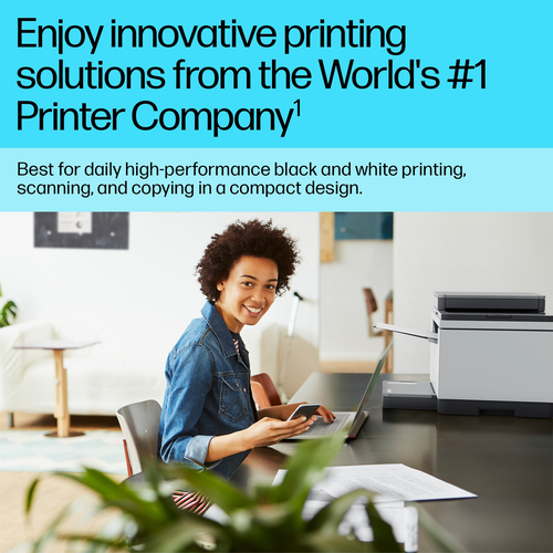 HP LaserJet M234sdw Wireless Laser Multifunction Printer - Monochrome - Copier/Printer/Scanner - 30 ppm Mono Print - 600 x