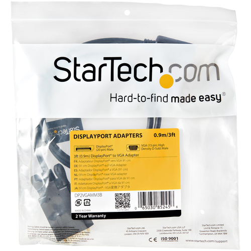 StarTech.com 91cm DisplayPort to VGA Adapter Cable - DP to VGA Video Converter - Active DisplayPort to VGA Cable for PC 19