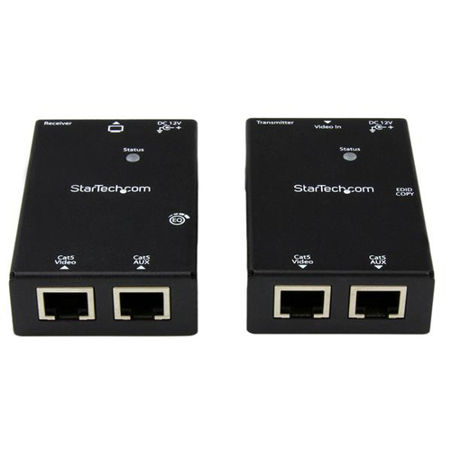 StarTech.com Video Extender Transmitter/Receiver - Wired - TAA Compliant - 1 Input Device - 1 Output Device - 50 m Range -