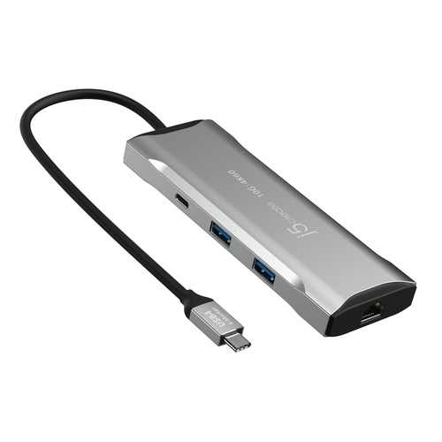 j5create Elite JCD393-N USB Tipo C Estação de ancoragem para Tela de exibição, Monitor, Notebook, Tablet, Smartphone, MacB