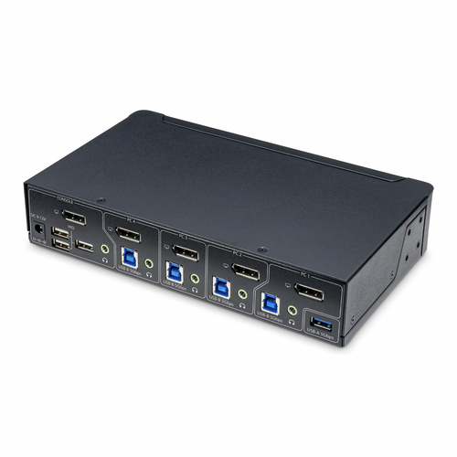 StarTech.com P4AD122-KVM-SWITCH. Tastatur Porttyp: USB, Maus-Porttyp: USB, Video Porttyp: DisplayPort. HD type: 4K Ultra H