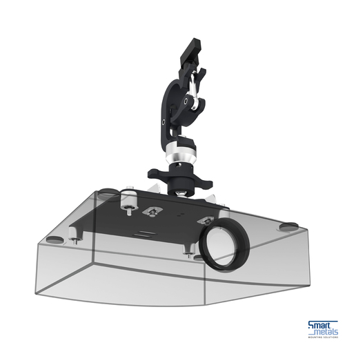 SmartMetals Deckenhalterung für Projektor - Schwarz - max. 30 kg Traglast