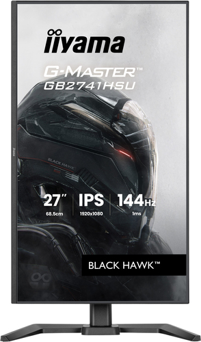 Moniteur de jeu LCD iiyama G-MASTER Black Hawk GB2741HSU-B1 27" Classe Full HD - 16:9 - Noir mat - 68,6 cm (27") Viewable 