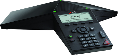 HP Poly Trio 8300 IP Conference Phone and PoE-enabled No Radio. Product type: IP conference phone, Product colour: Black, 