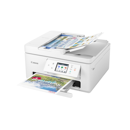 Imprimante Jet d'Encre Multifonction Canon PIXMA TS7750I Sans fil - Couleur - Blanc - Cloud/Photocopieuse/Imprimante/Scann