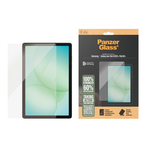 PanzerGlass Screen Protector for Samsung Galaxy Tab A9+ - For Widescreen LCD Tablet