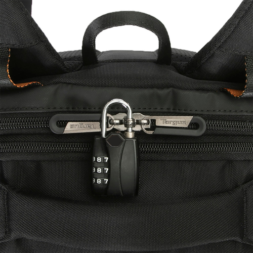 Targus TBB664GL. Rucksack-Typ: Reiserucksack, Produkthauptfarbe: Schwarz, Färbung: Einfarbig. Breite: 400 mm, Tiefe: 120 m