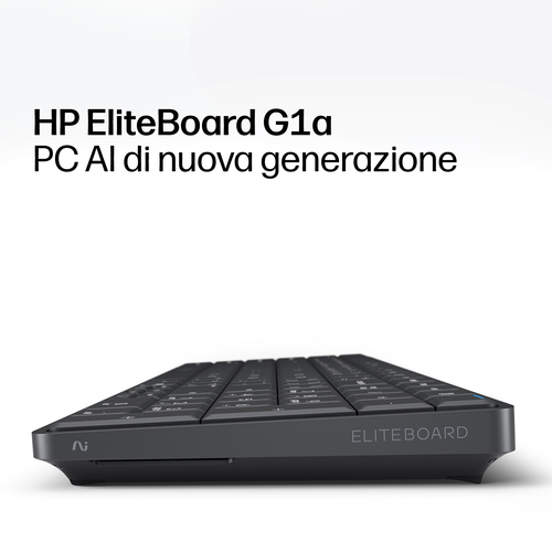 HP EliteBoard G1a Next Gen AI. Frequenza del processore: 2 GHz, Famiglia processore: AMD Ryzen AI 5 PRO, Modello del proce