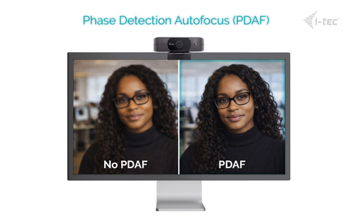 i-tec SOLOMON 500 4K PDAF Webcam. Megapixel (approx.): 8.29 MP, Maximum video resolution: 3840 x 2160 pixels, Camera HD ty