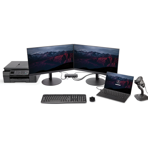 StarTech.com USB Hub - USB - External - Black - 7 Total USB Port(s) - 7 USB 3.0 Port(s) - PC, Mac