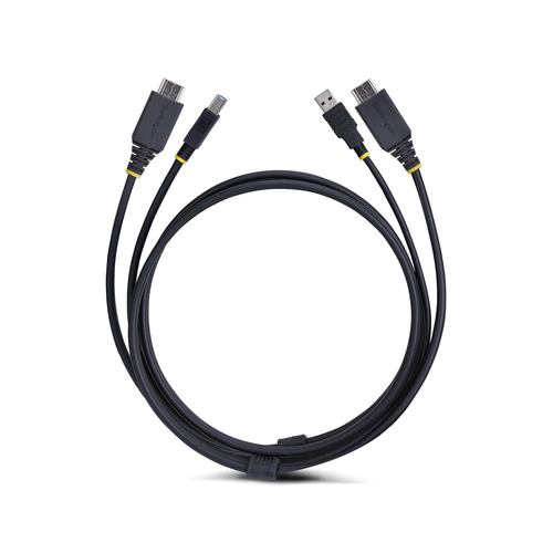StarTech.com 10ft (3m) HDMI and USB 5Gbps KVM Cable, Up to 4K 60Hz, HDMI 2.0 and USB Combo Cable for KVM Switch - KVM cabl