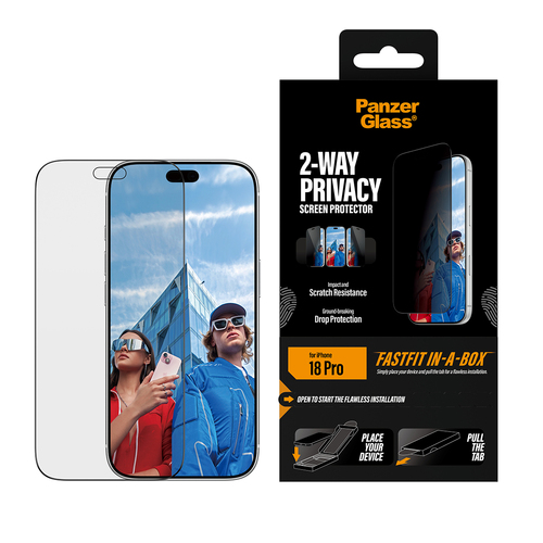 PANZERGLASS SCREEN PROTECTOR PRIVACY IPHONE 18 PRO UWF FF