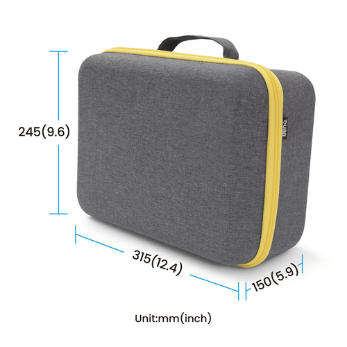 BenQ 5J.JSR09.001. Produkttyp: Tasche, Markenkompatibilität: Benq, Produktfarbe: Grau, Gelb. Breite: 235 mm, Tiefe: 310 mm