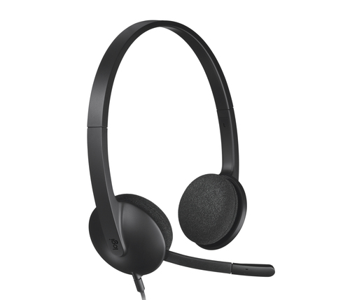 Cuffie Logitech H340 Cavo Over-the-head Stereo - Nero - Binaural - Semi-Aperto - 20 Hz a 20 kHz - 180 cm Cavo - USB