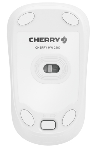 CHERRY MW 2200 Maus - Funkfrequenz - USB Typ-A - Optisch - 3 Taste(n) - Weiß - Kabellos - 10,06 m - 2,40 GHz - 1300 dpi Au