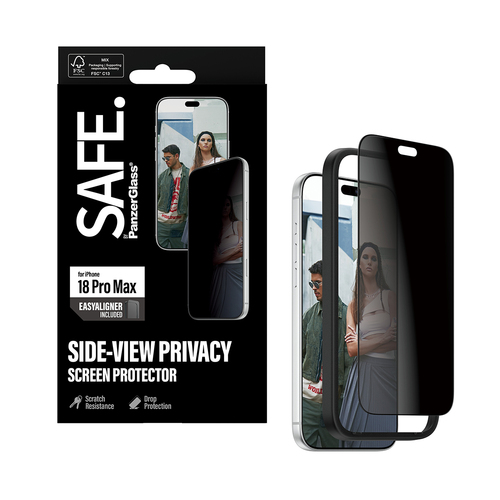 Safe Privacy Screen Protector for Apple iPhone 18 Pro Max - For Widescreen OLED iPhone 18 Pro Max