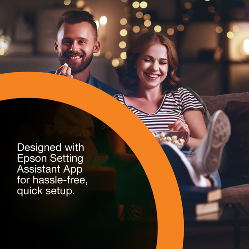 Epson Lifestudio Grand Plus EH-LS970B - Metallic black. Projector brightness: 4000 ANSI lumens, Projection technology: 3LC