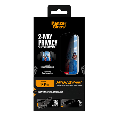 PANZERGLASS SCREEN PROTECTOR PRIVACY IPHONE 18 PRO UWF FF