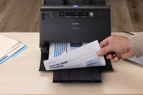 Canon imageFORMULA DR-C240 Document Scanner, duplex, scan to email | Ingram Micro