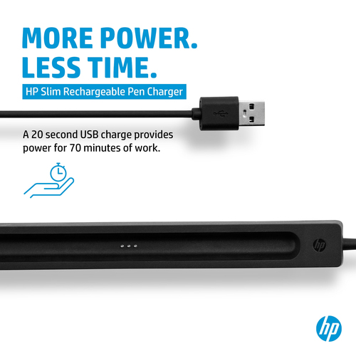 HP Stromadapter - für Stylus - 14,99 cm Kabel - Schwarz