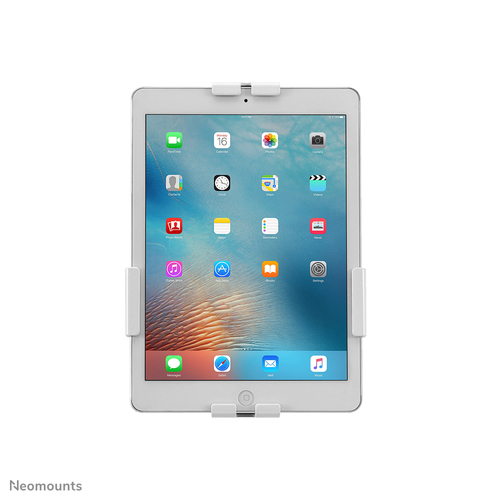 Neomounts Mounting Bracket for Tablet - White - Height Adjustable - 1 Display(s) Supported - 20.1 cm to 27.9 cm (11") Scre