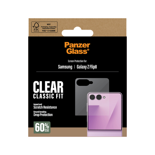 PANZERGLASS SAMSUNG GALAXY FLIP 8 GLASS FOR SUBSCREEN