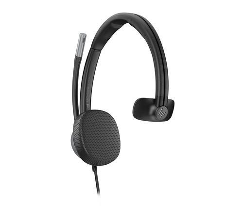 Poly Mission 600 615 Com fios Headset, Na orelha Mono Fone de ouvido - Preto - Microsoft Teams Certification - Monaural - 